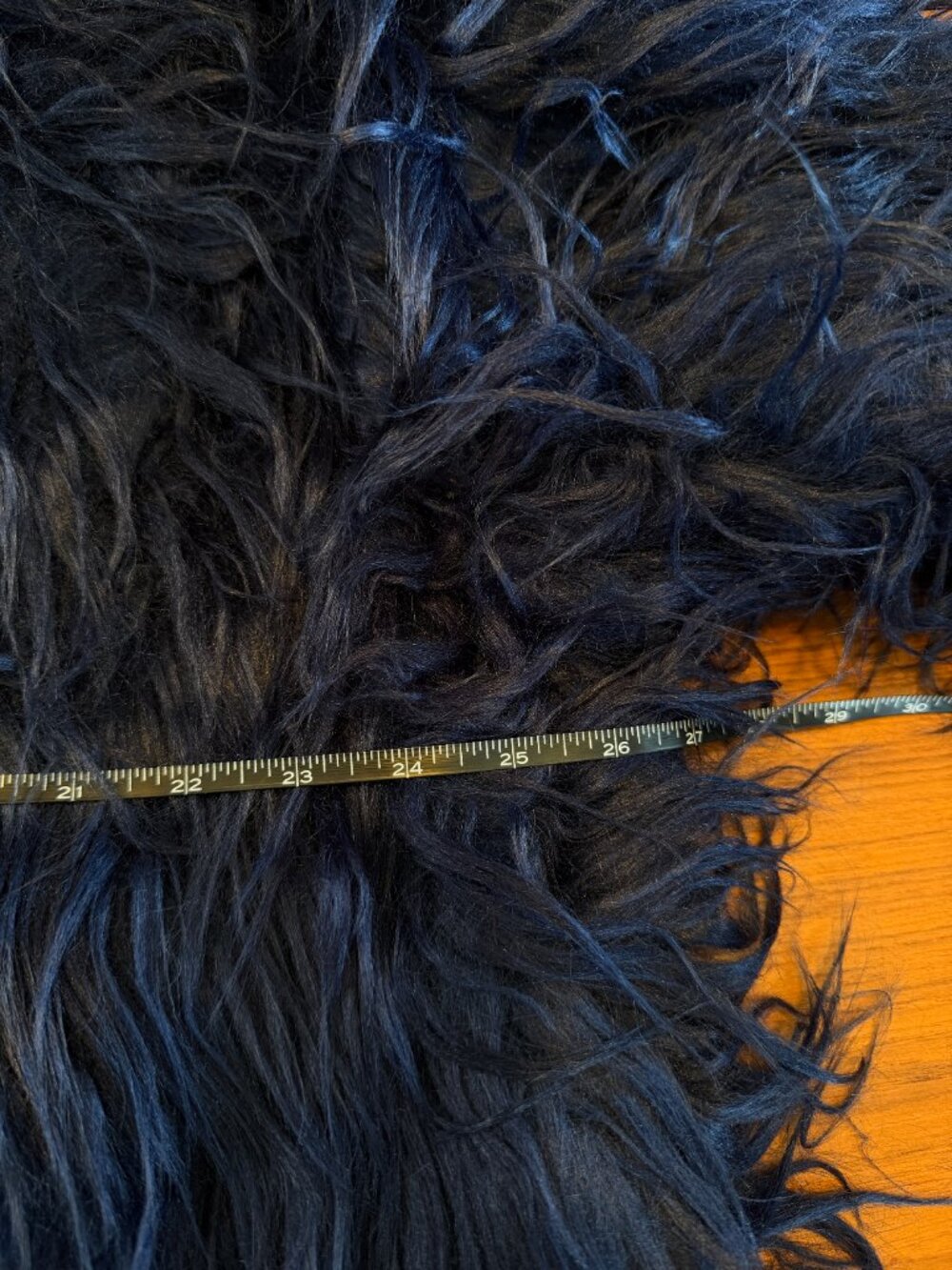 NWT WOW Azalea Wang Dark Blue Faux Fur Jacket - L/XL - Picture 13 of 16